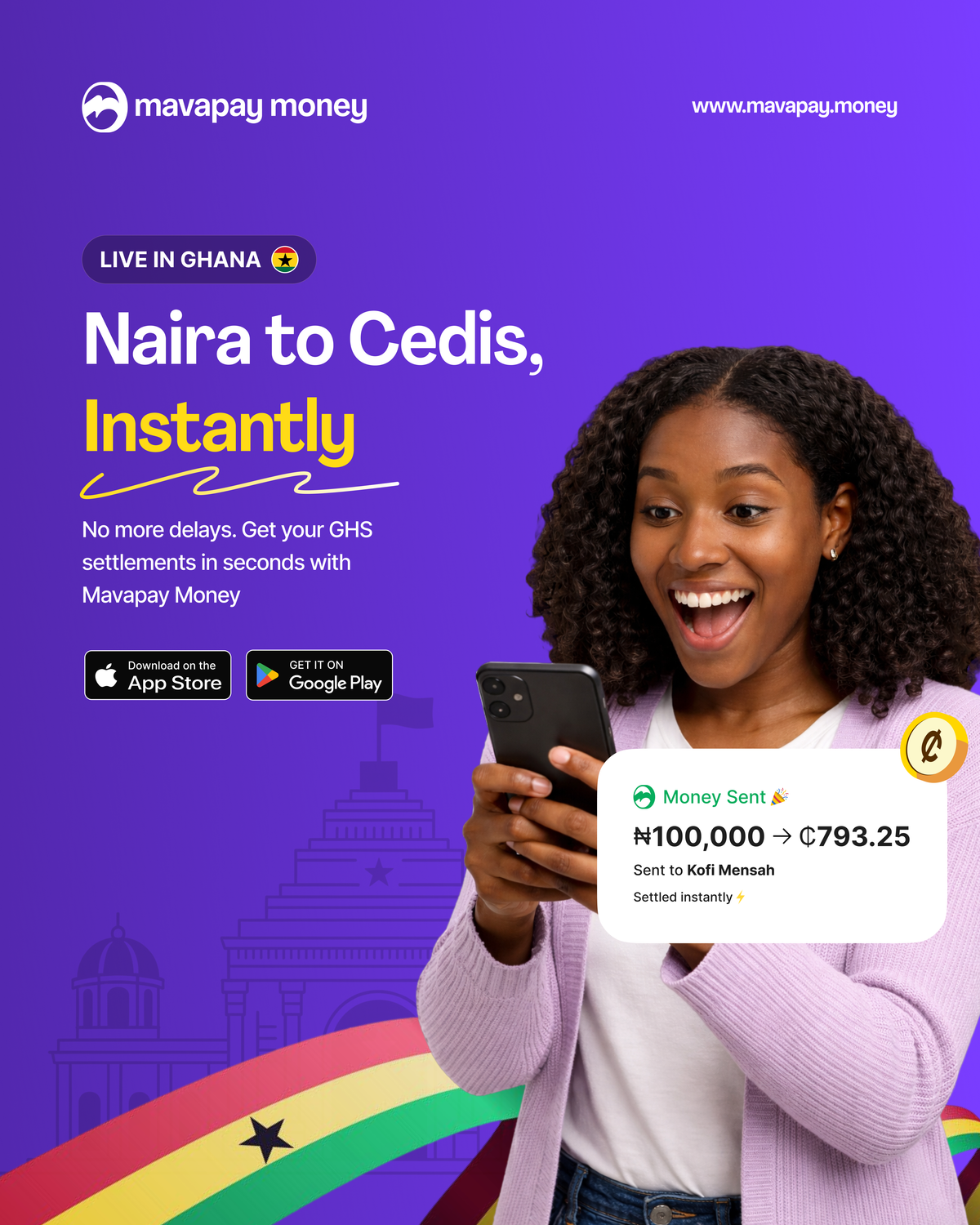 Mavapay Money: Live in Ghana